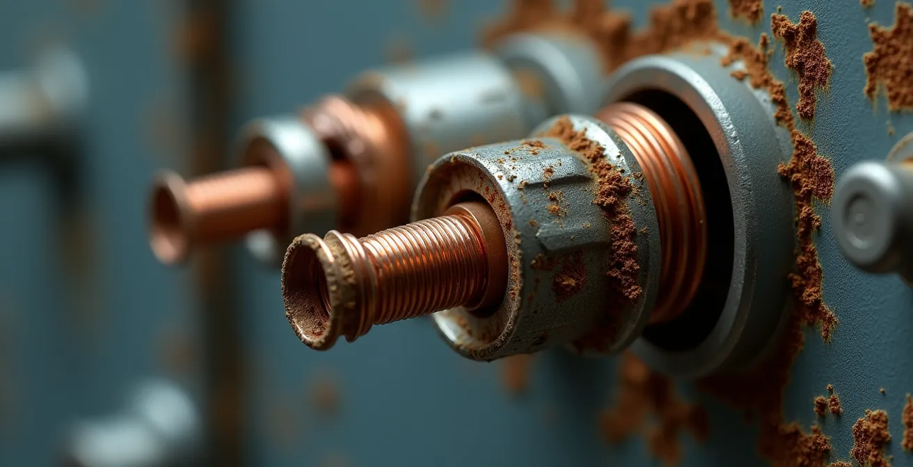 Gros plan sur un multimètre mesurant la résistance de terre